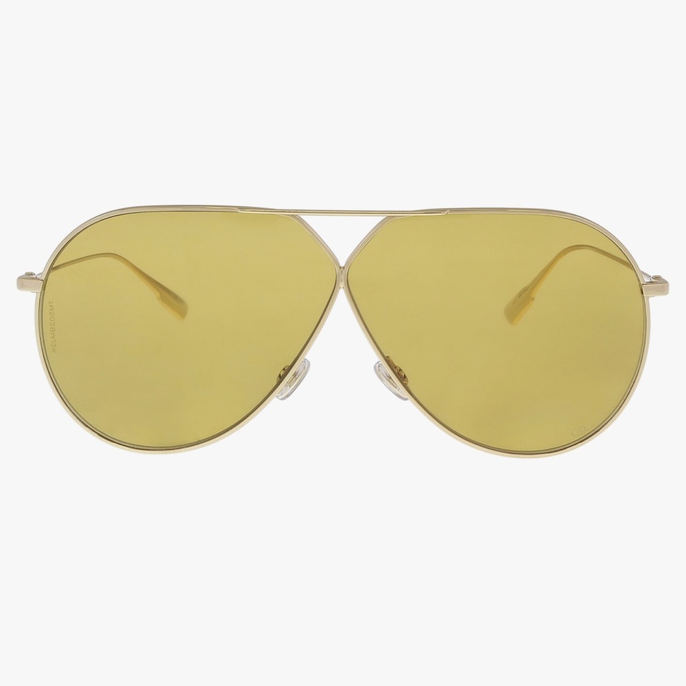 DIOR STELLAIRE3 0J5G/70 Gold Aviator Sunglasses for Womens, 65